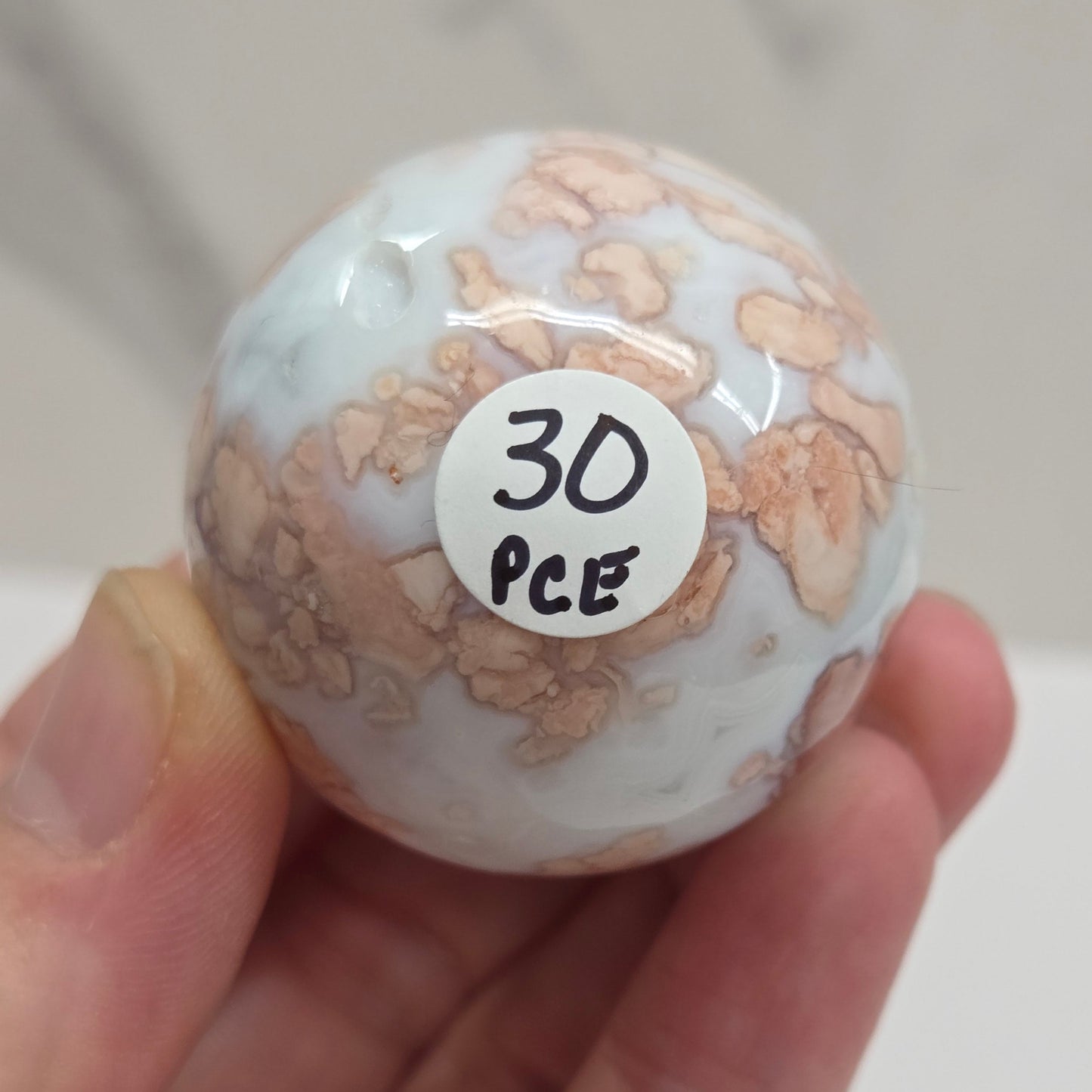 Cotton Candy Agate sphere