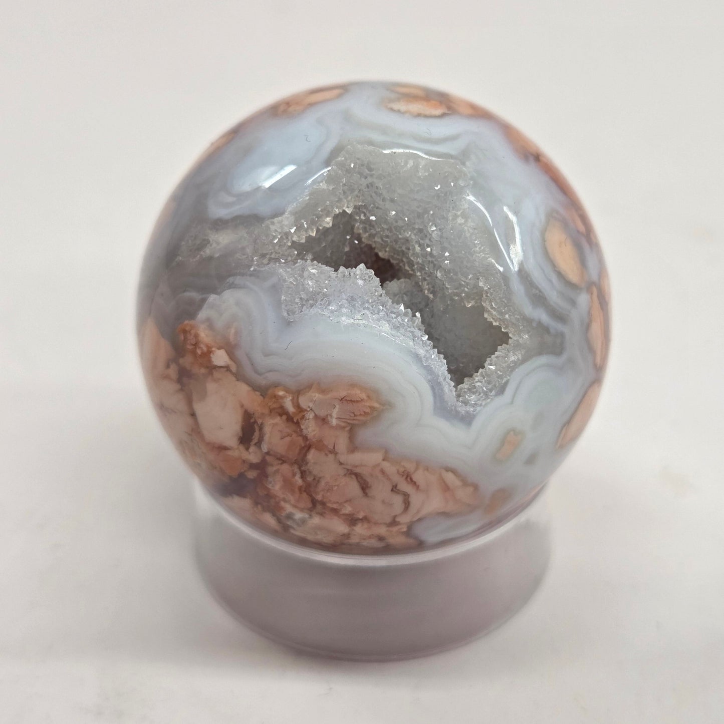 Cotton Candy Agate sphere
