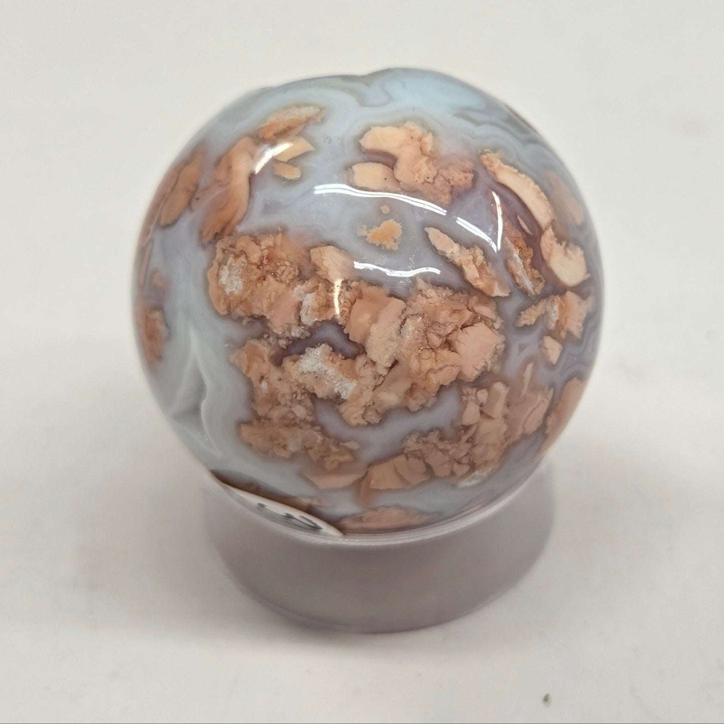 Cotton Candy Agate sphere