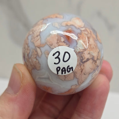 Cotton Candy Agate sphere