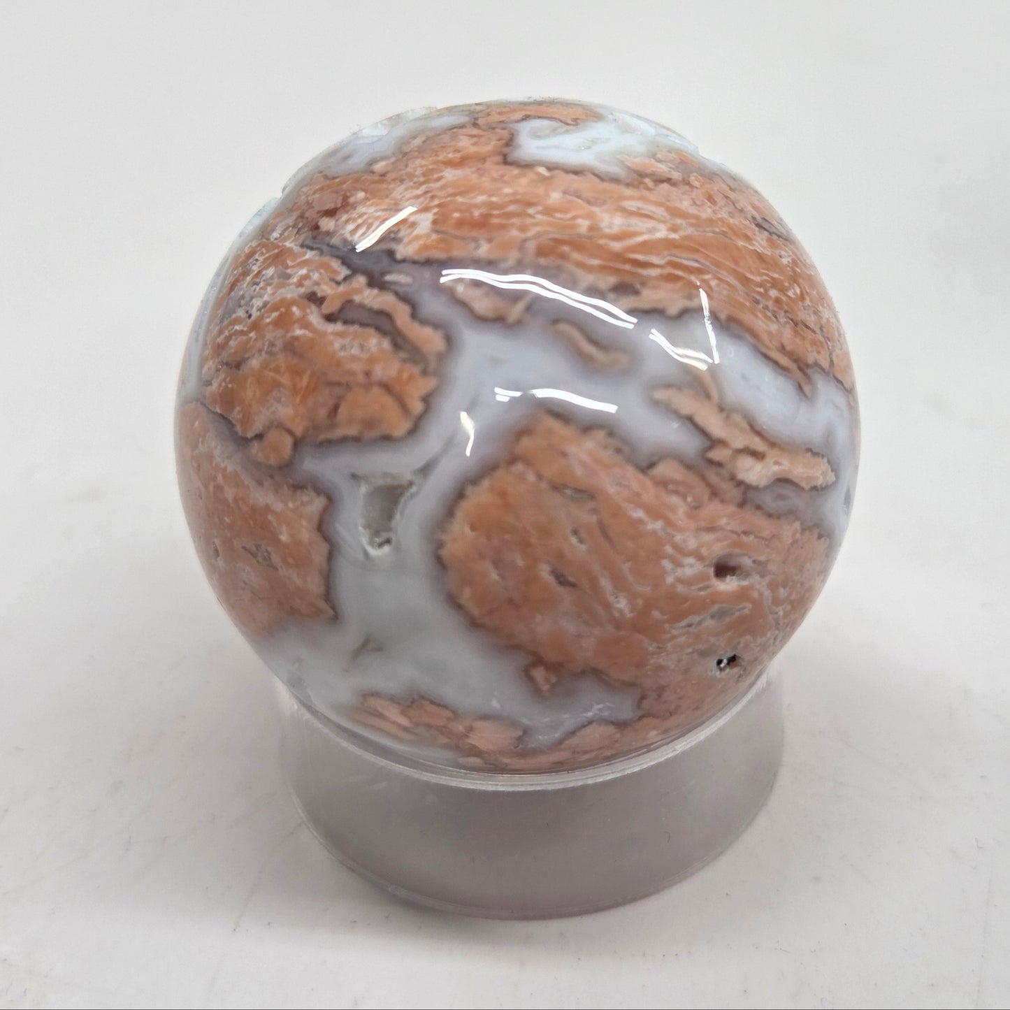 Cotton Candy Agate sphere