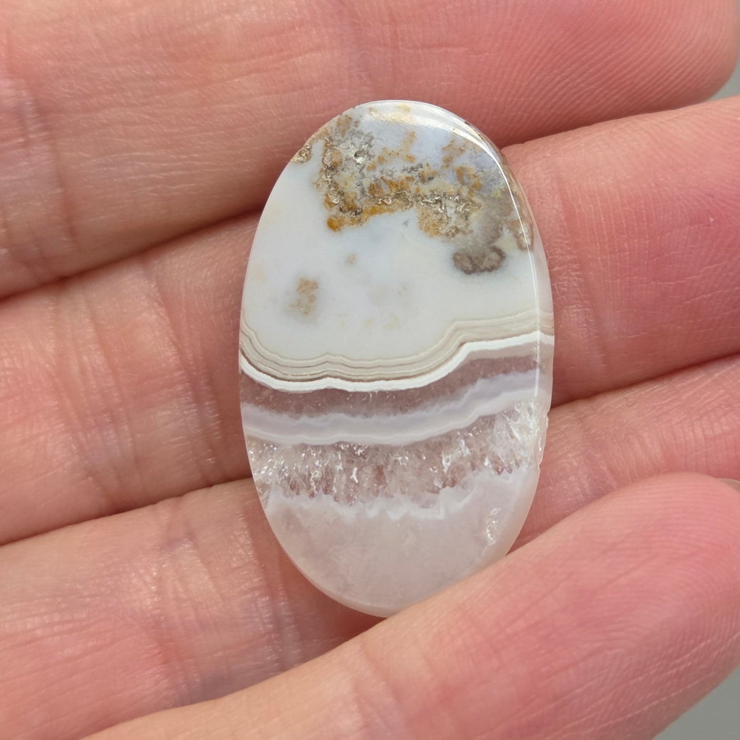 Scenic Moss Agate cabachons