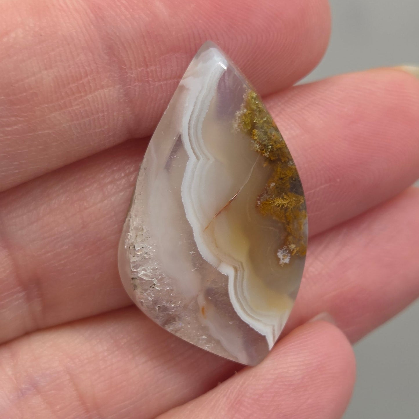 Scenic Moss Agate cabachons