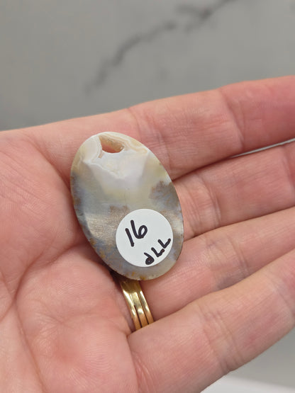 Scenic Moss Agate cabachons