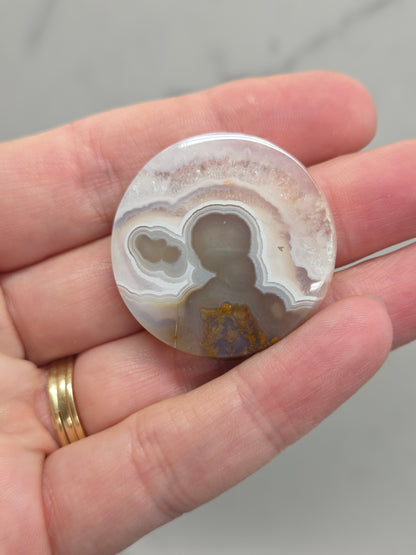 Scenic Moss Agate cabachons