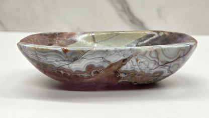 Amethyst with Agate bowl