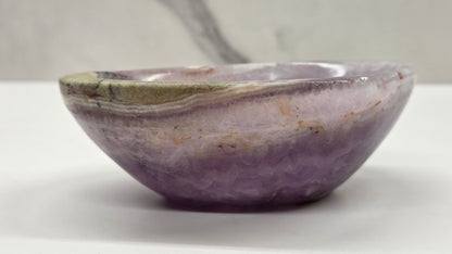 Amethyst with Agate bowl