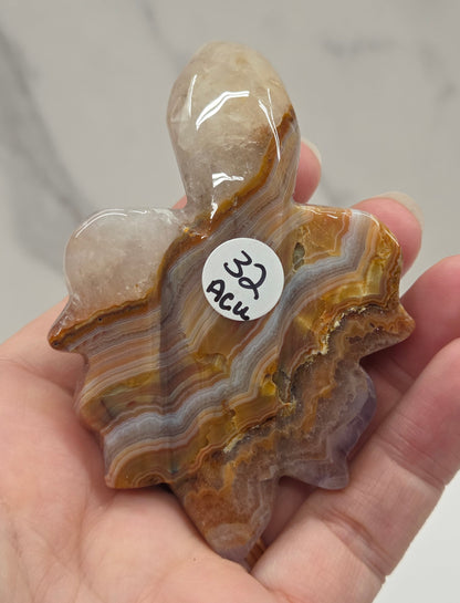 Sea turtle - Amethyst w/ Agate