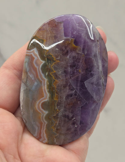 Palm - Amethyst w/ Agate