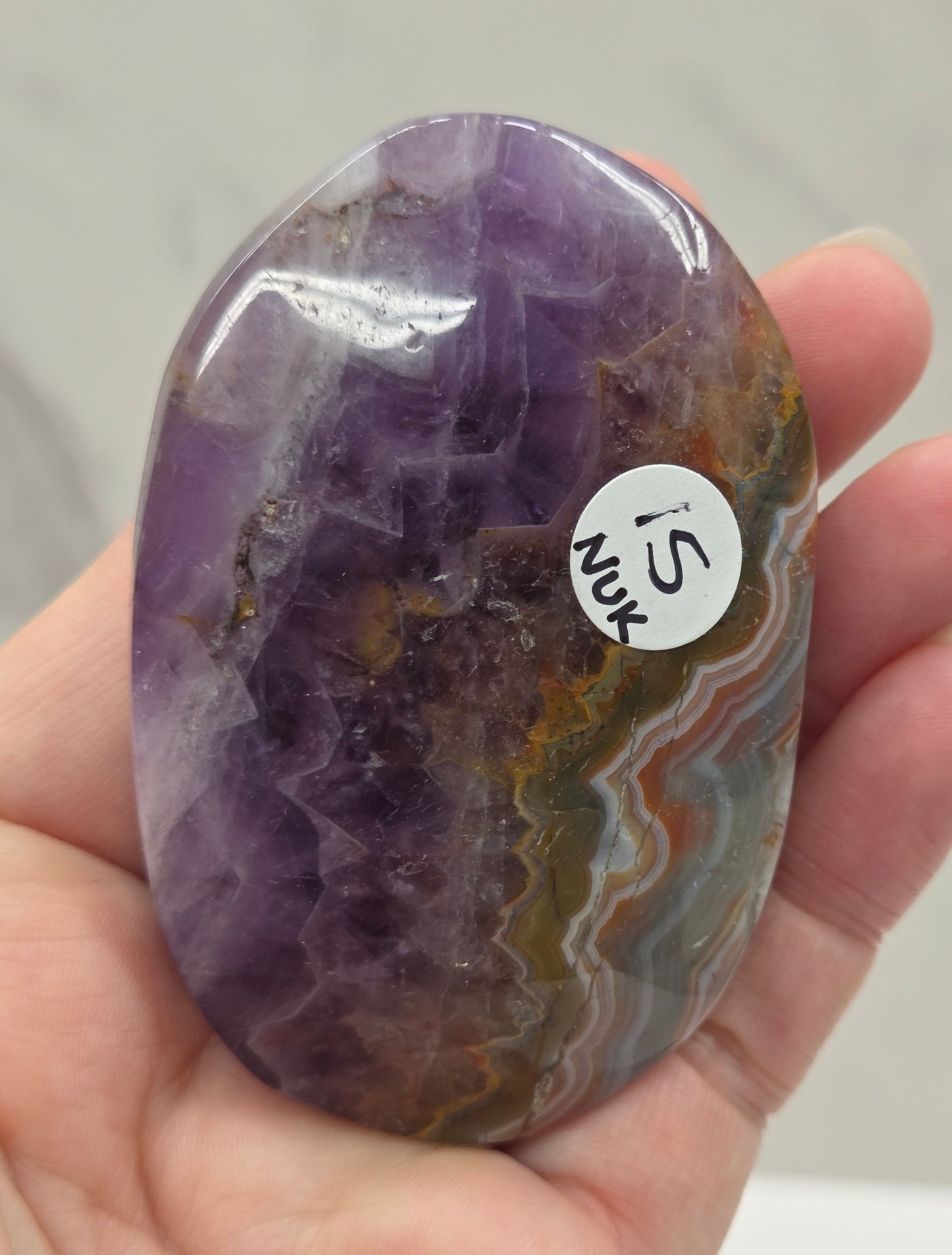 Palm - Amethyst w/ Agate