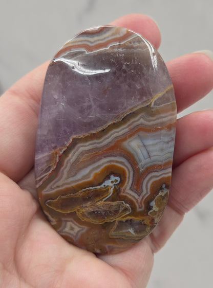 Palm - Amethyst w/ Agate