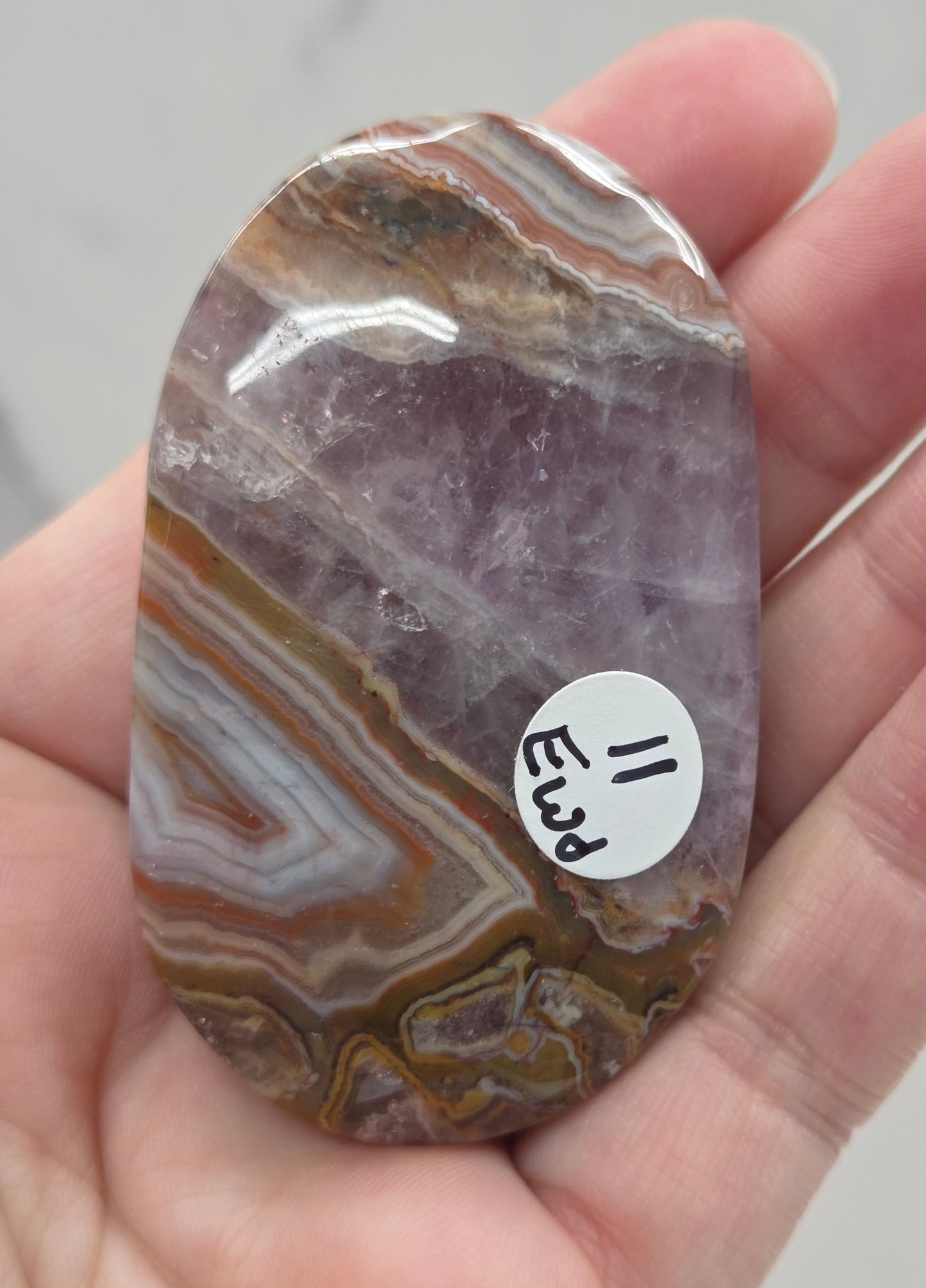 Palm - Amethyst w/ Agate