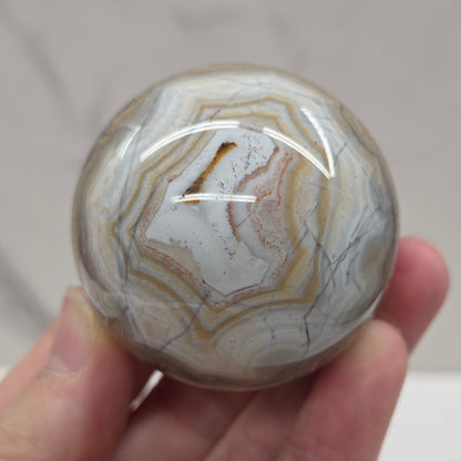 Amethyst w/ Agate sphere