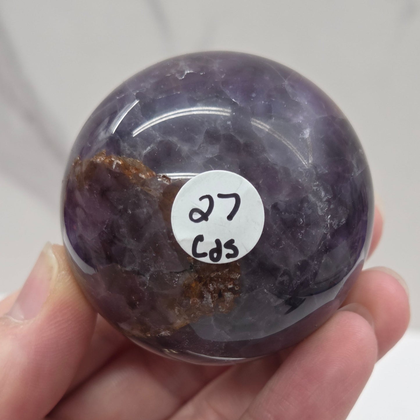 Amethyst w/ Agate sphere