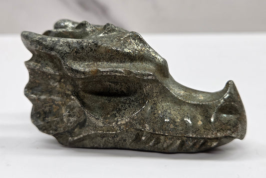 Pyrite dragon head (M)