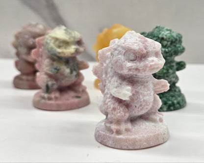 Baby Godzilla carving