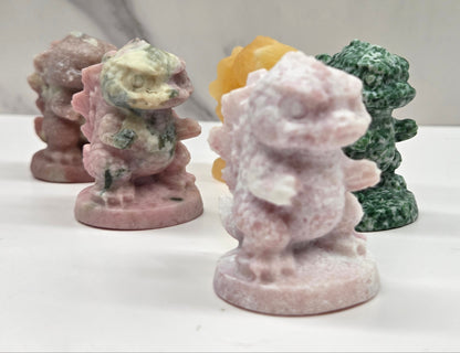 Baby Godzilla carving