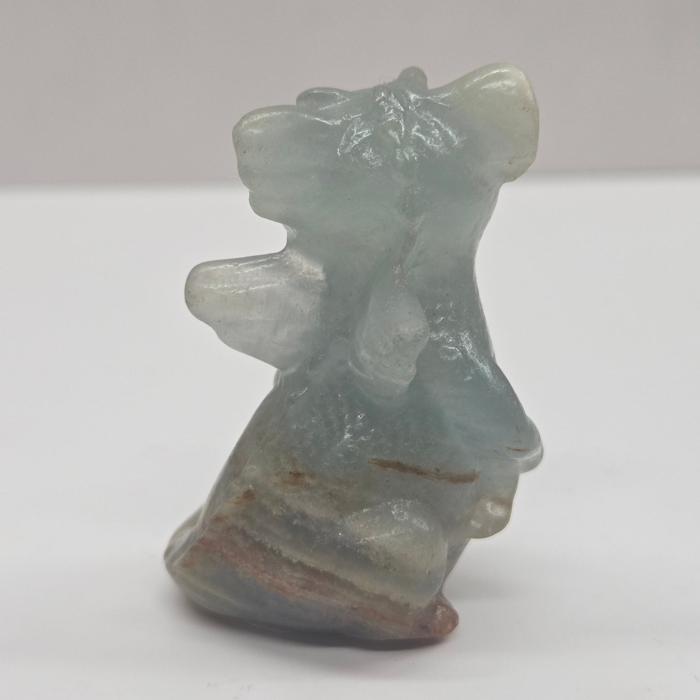 Cute standing dragon carving