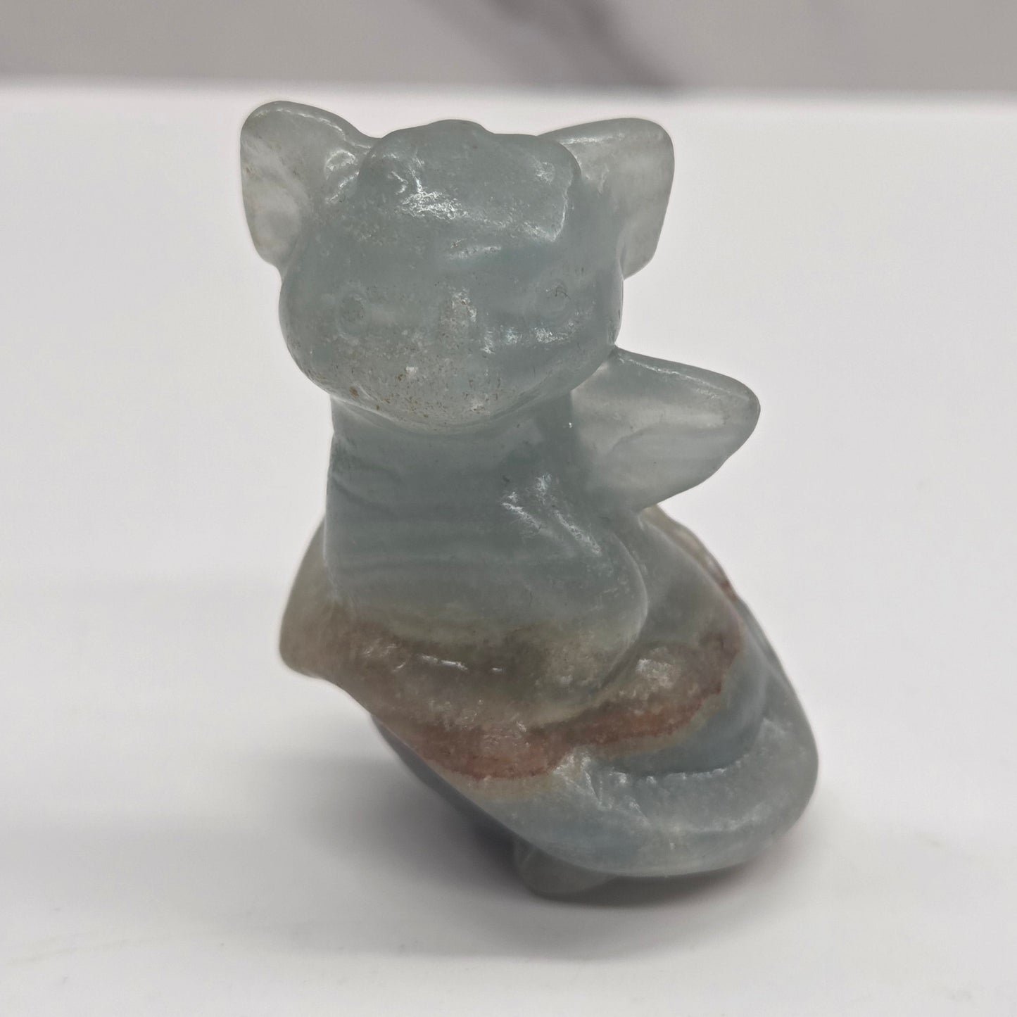 Cute standing dragon carving