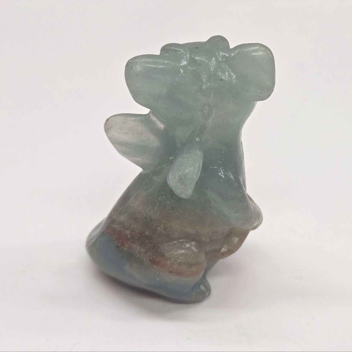 Cute standing dragon carving