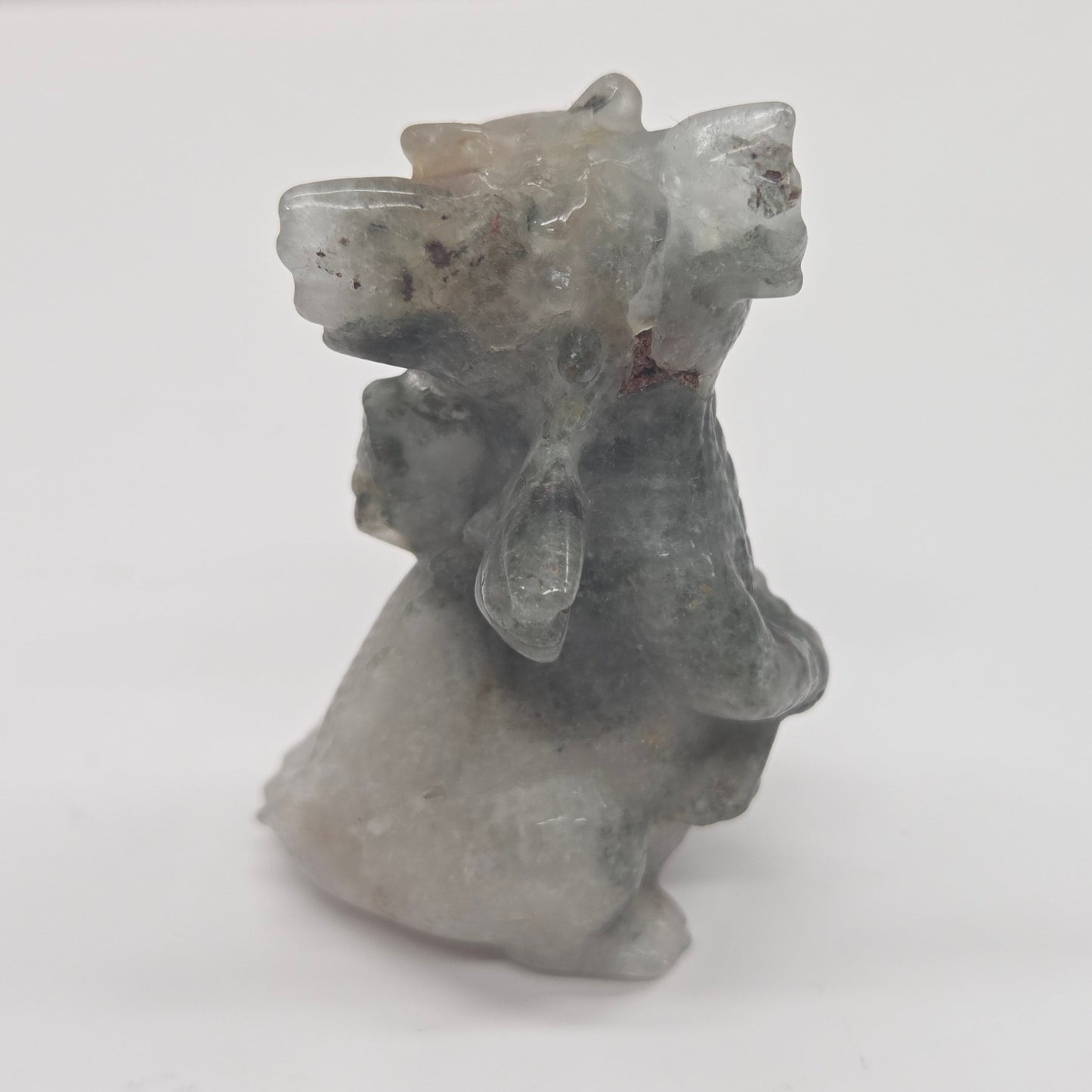 Cute standing dragon carving