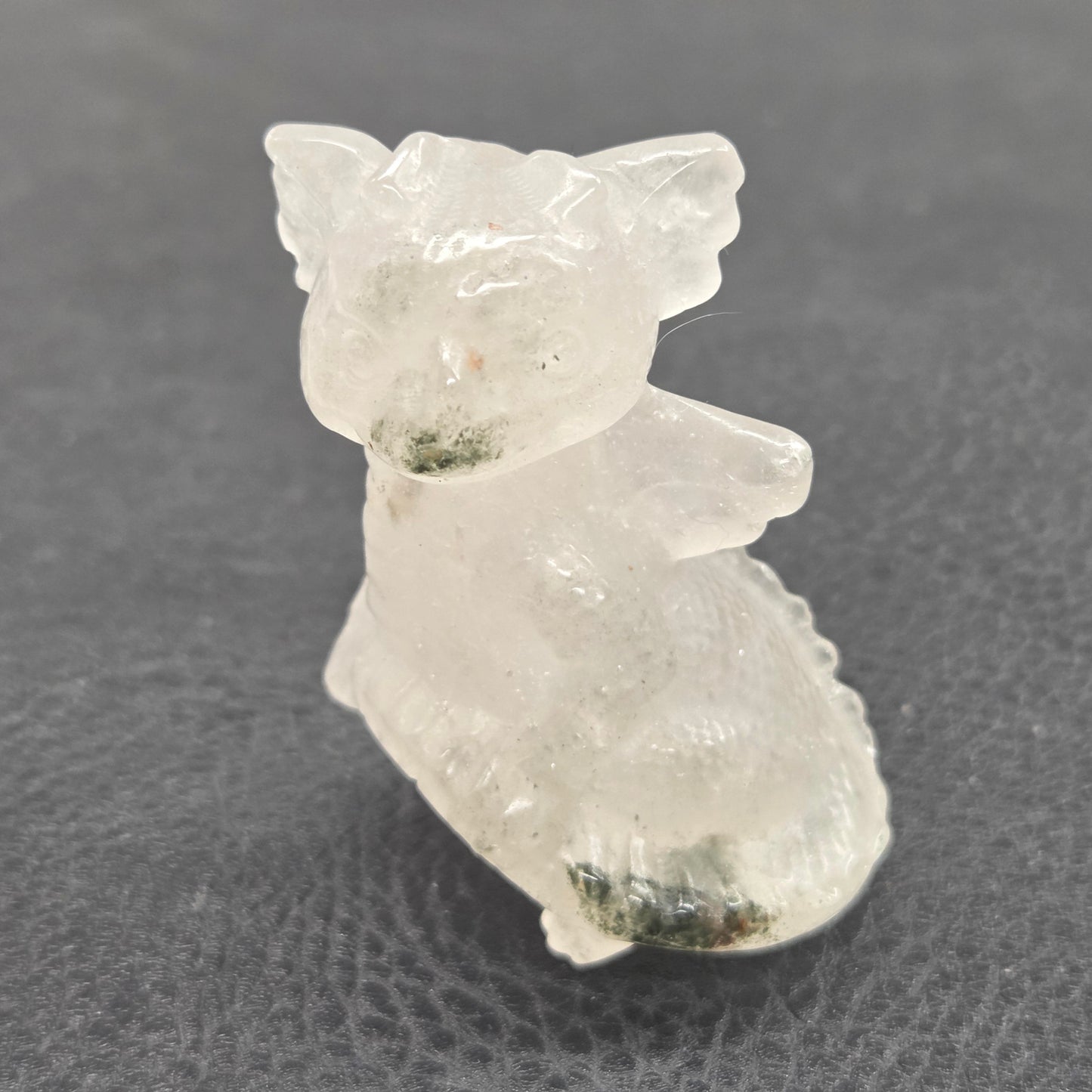 Cute standing dragon carving