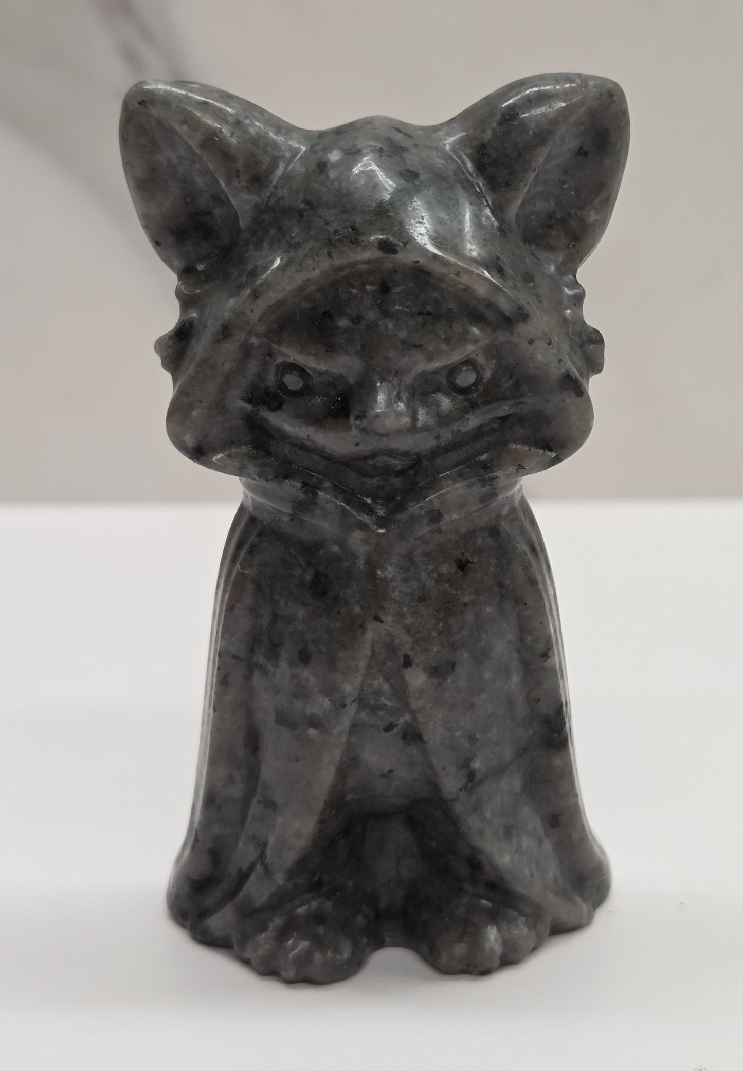 Spooky hooded cat/kitty carving