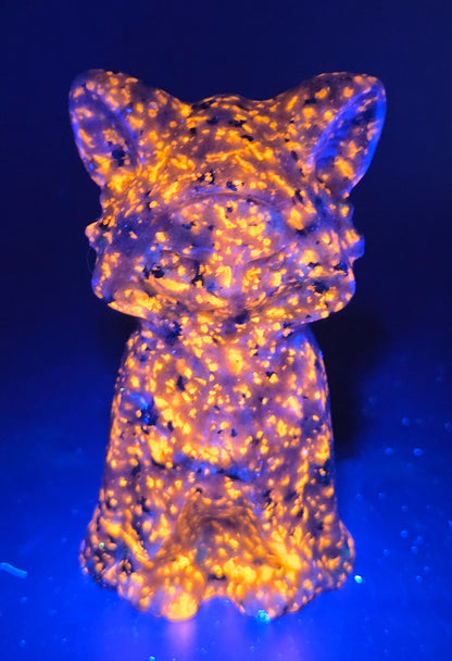 Spooky hooded cat/kitty carving