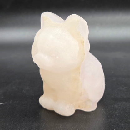 Cute cat - Pink Mangano Calcite