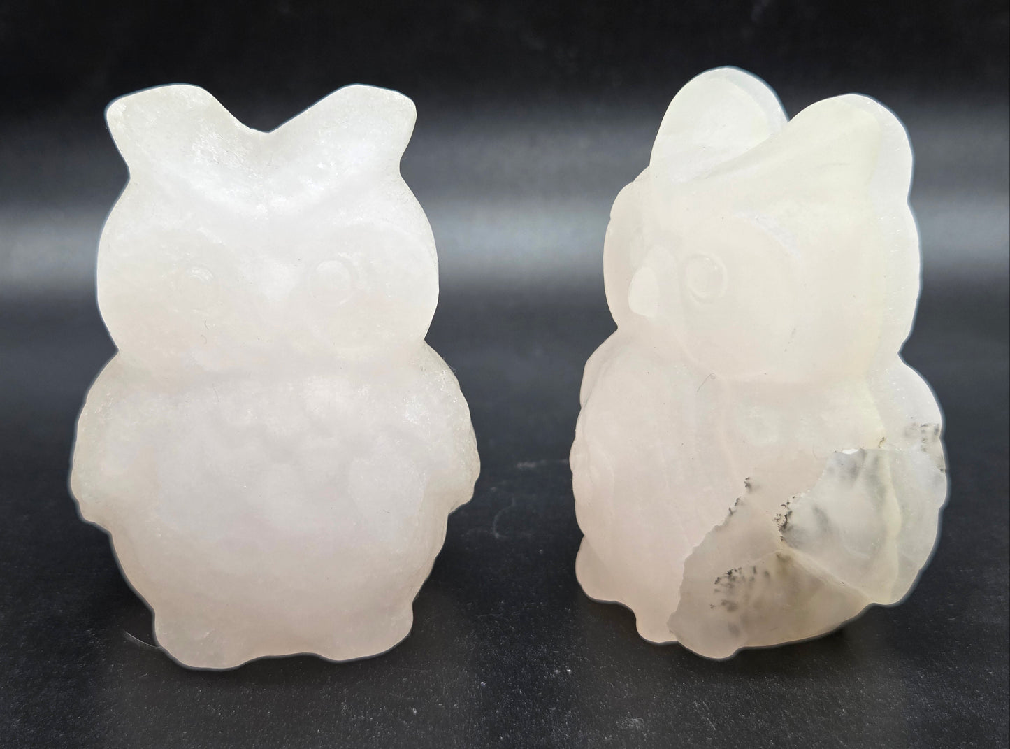 Owl - Pink Mangano Calcite