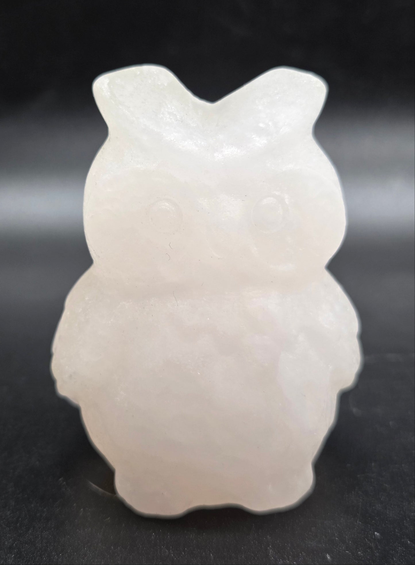 Owl - Pink Mangano Calcite