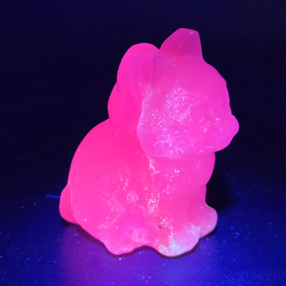 Cute cat - Pink Mangano Calcite