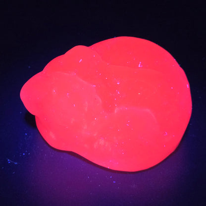 Sleeping cat (L) - Pink Mangano Calcite