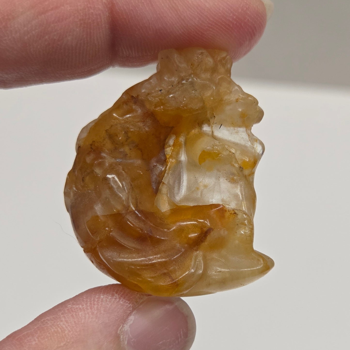 9 tail fox carving on moon (small)