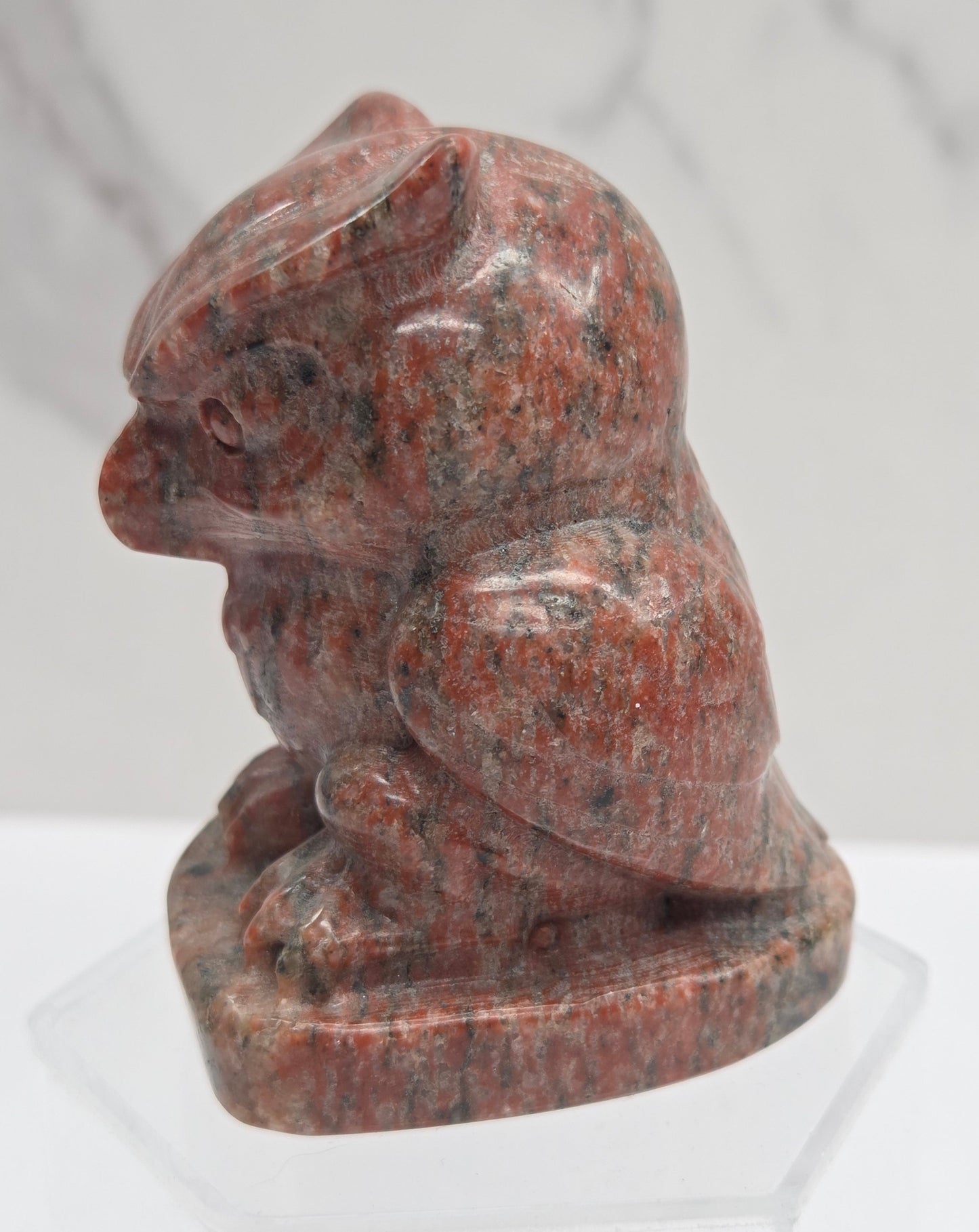 Owl carving - Angry owl (L)