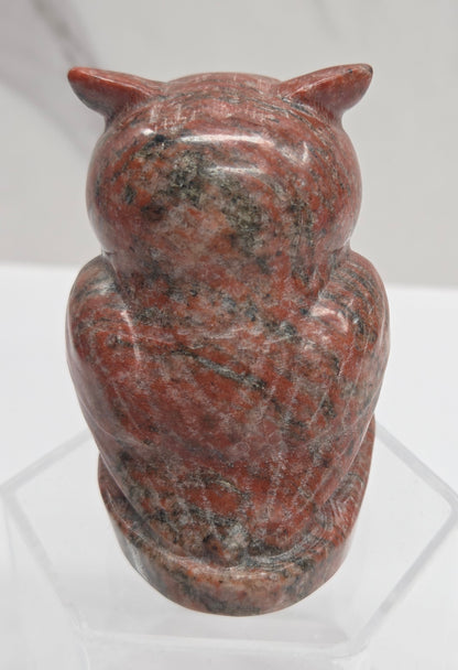 Owl carving - Angry owl (L)