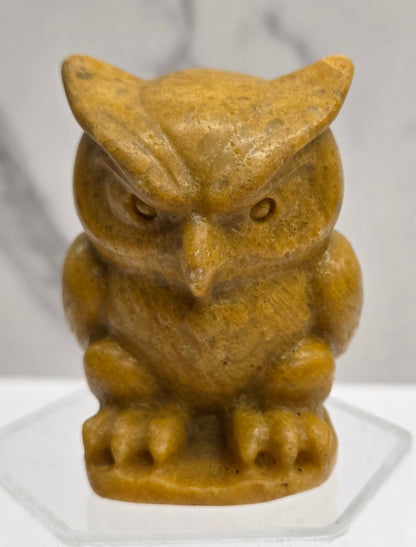 Owl carving - Angry owl (L)