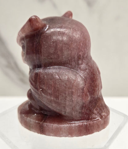 Owl carving - Angry owl (L)