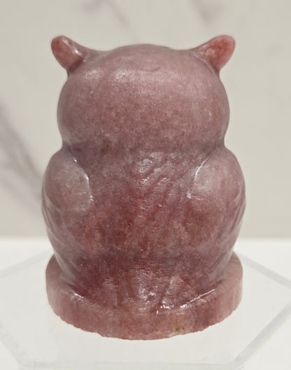 Owl carving - Angry owl (L)