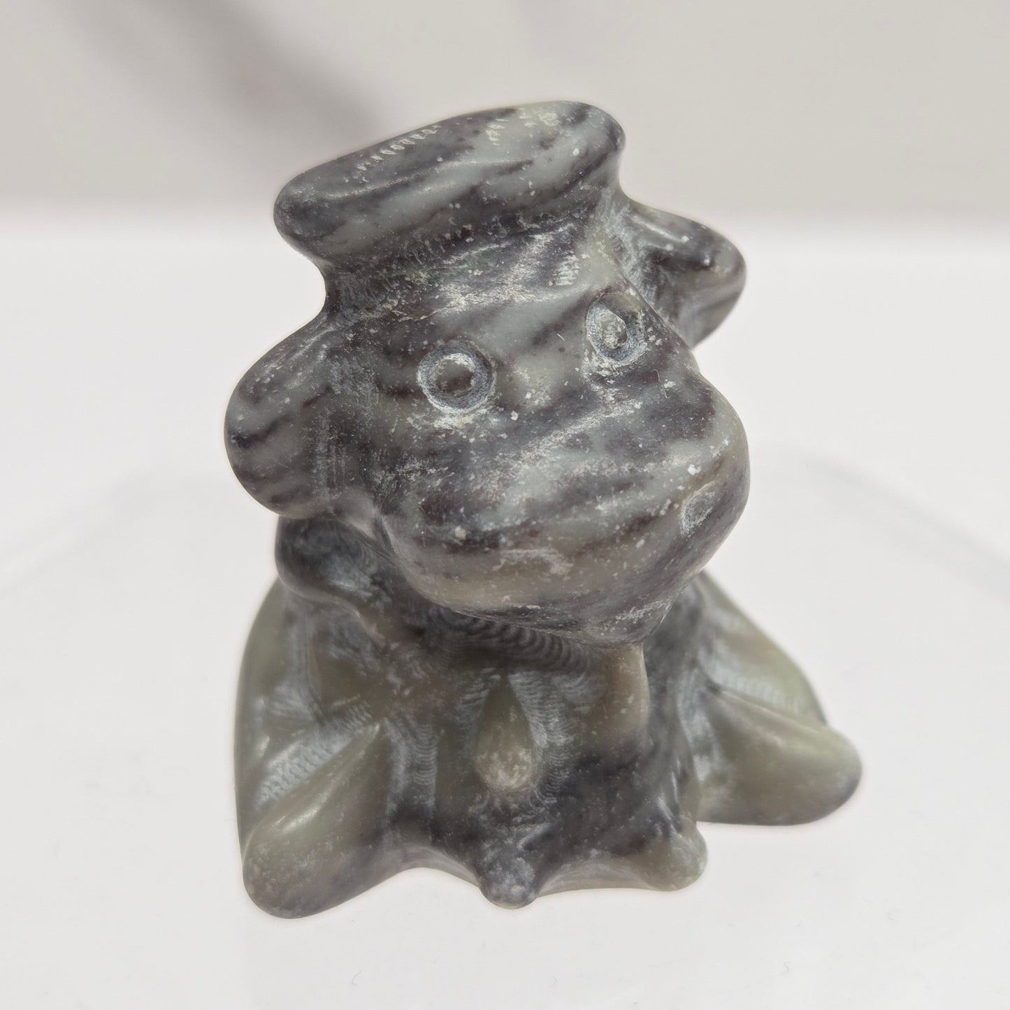 Self-milking cow carving (small)