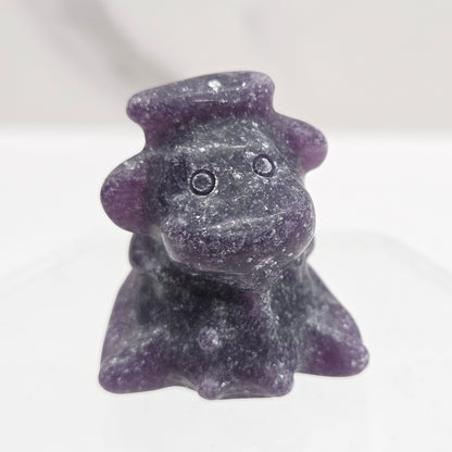 Self-milking cow carving (small)