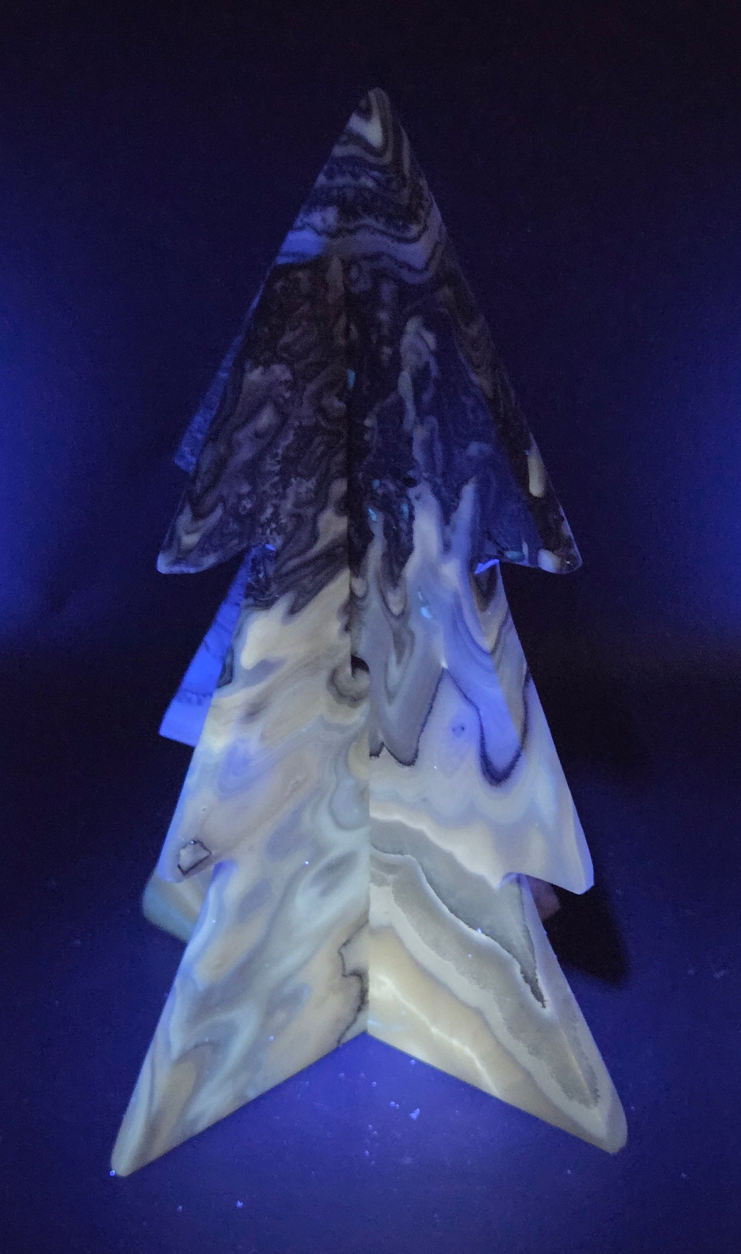 Zebra Calcite Christmas tree