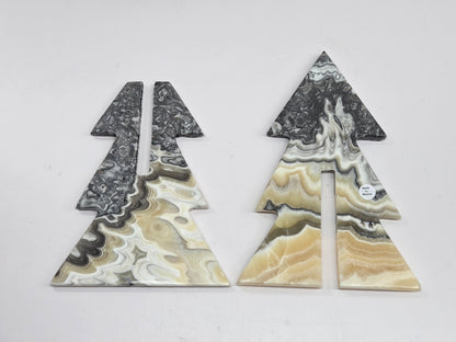 Zebra Calcite Christmas tree
