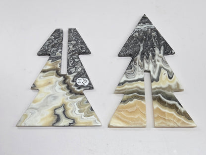 Zebra Calcite Christmas tree