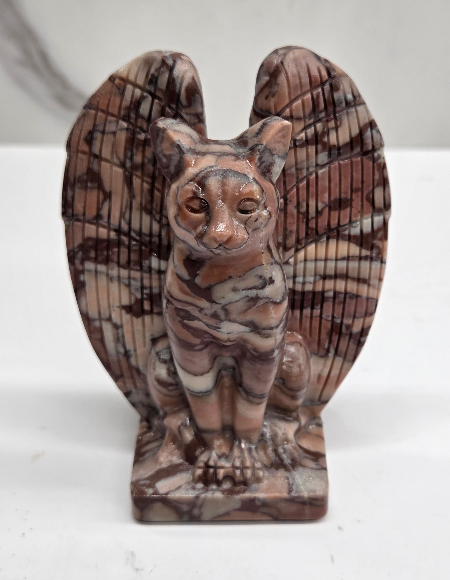 Angel cat carvings (L)