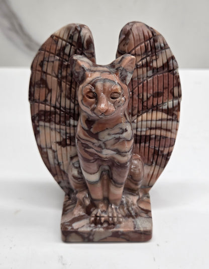 Angel cat carvings (L)