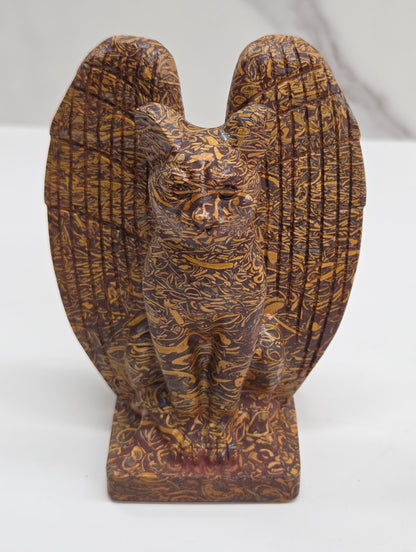 Angel cat carvings (L)