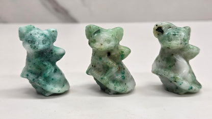 Cute standing dragon carving