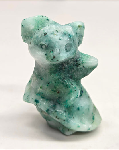 Cute standing dragon carving