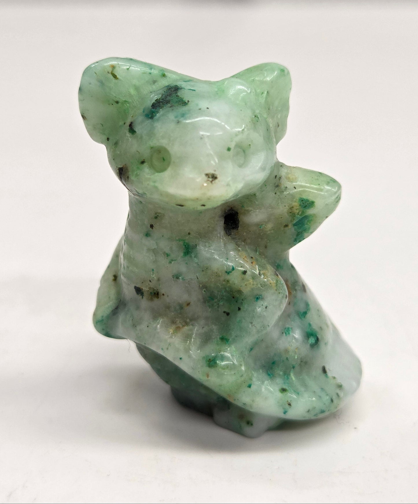 Cute standing dragon carving